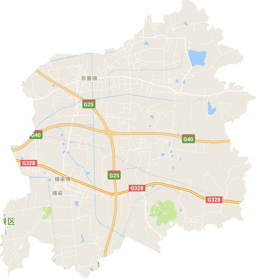 横梁街道电子地图