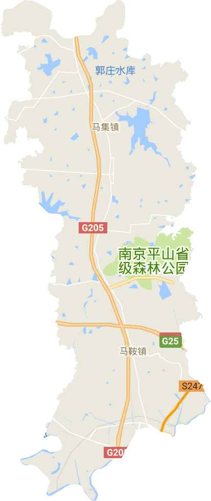 马鞍街道电子地图