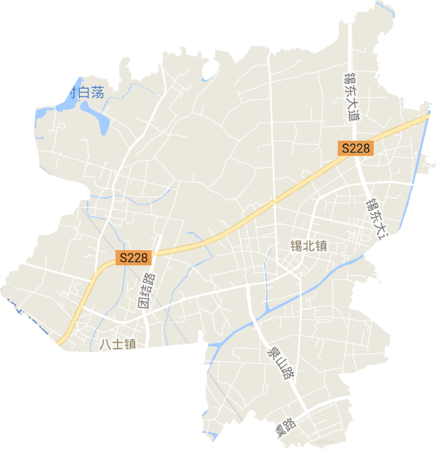 锡北镇电子地图