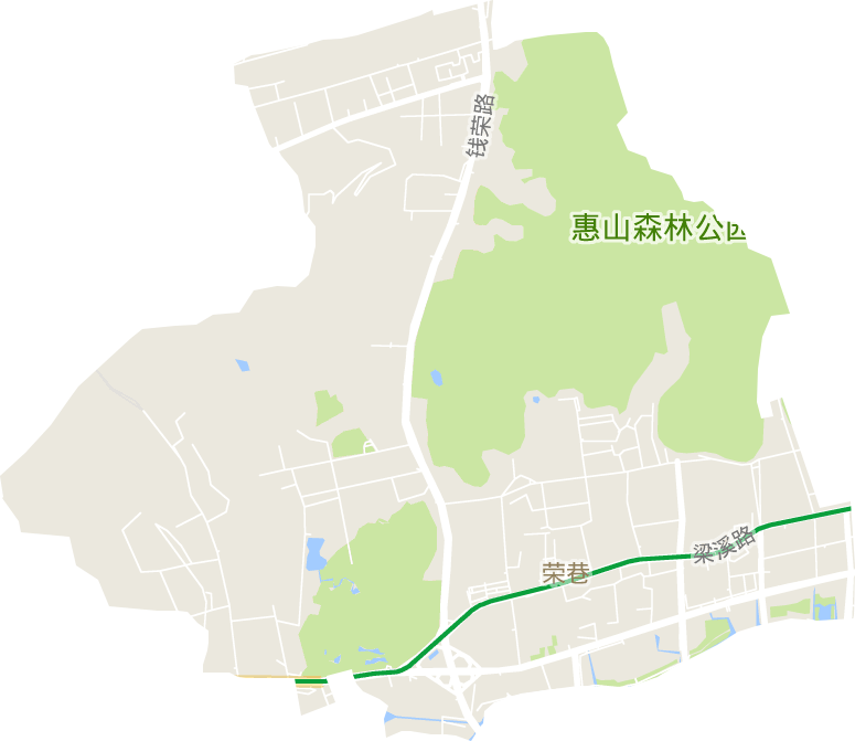 荣巷街道电子地图