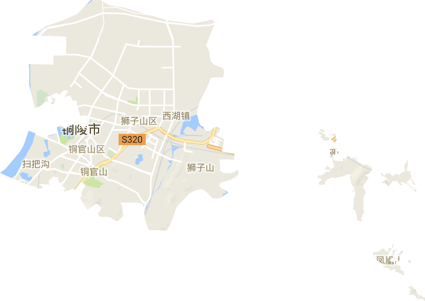 铜官区电子地图