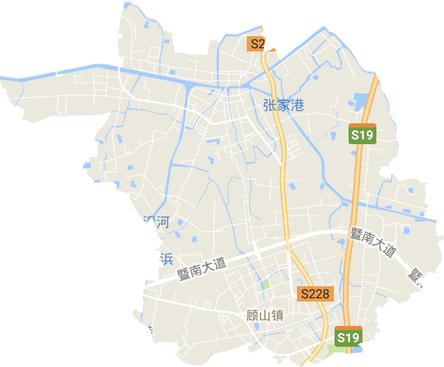 顾山镇电子地图