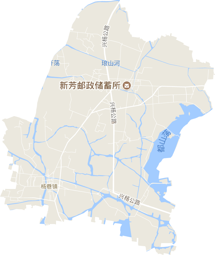 杨巷镇电子地图