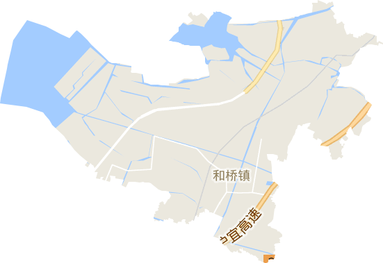 和桥镇电子地图