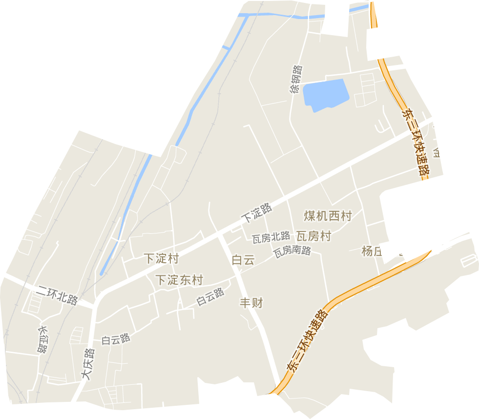 丰财街道电子地图