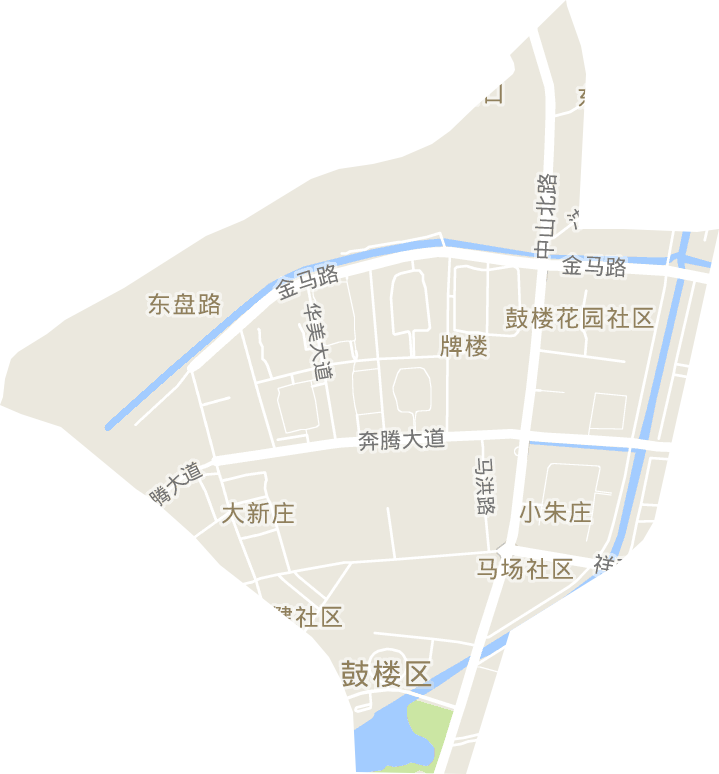 牌楼街道电子地图