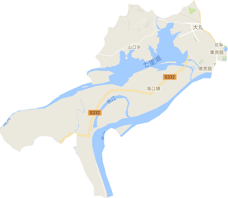 大观区电子地图