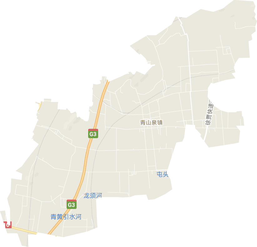 青山泉镇电子地图