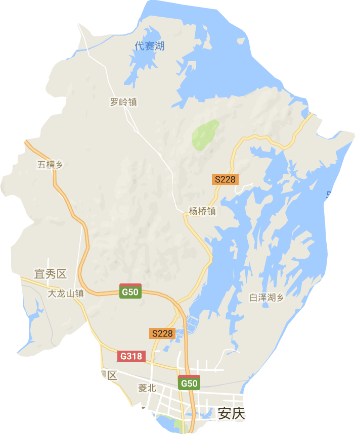 宜秀区电子地图