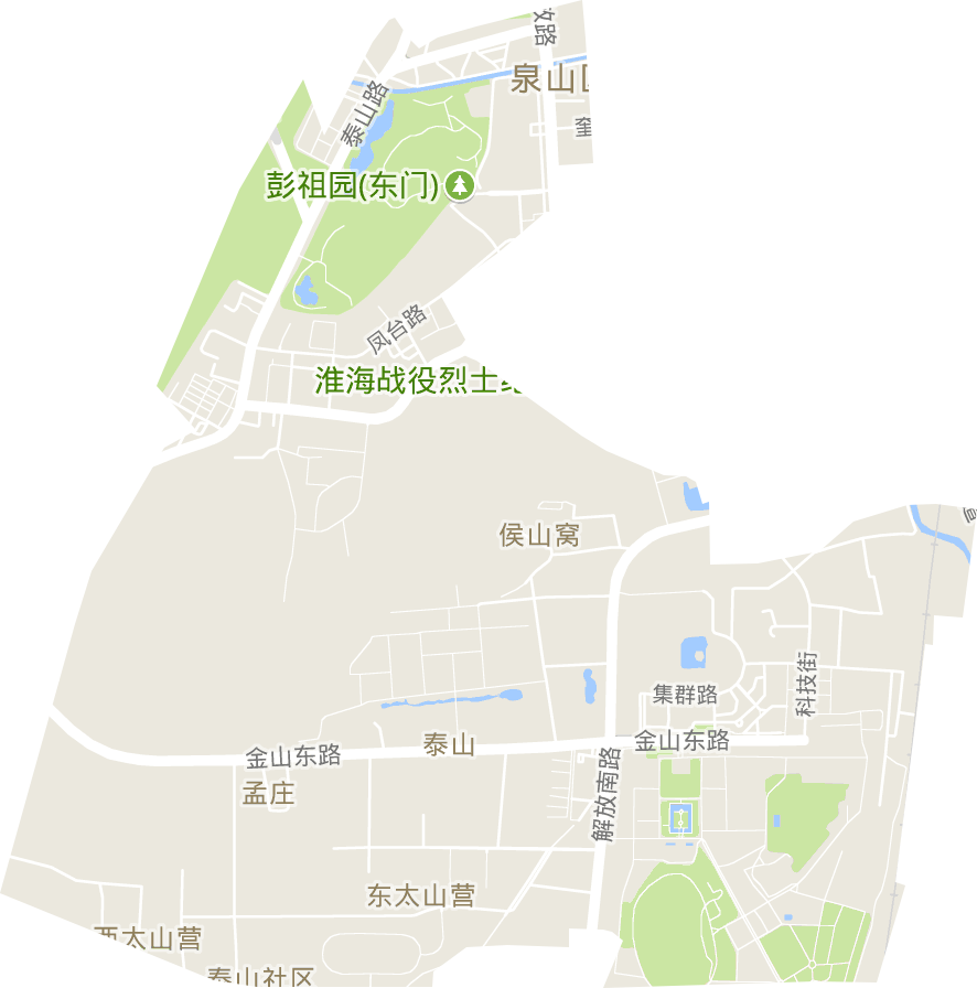 泰山街道电子地图