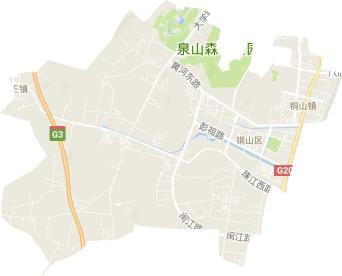 铜山街道电子地图