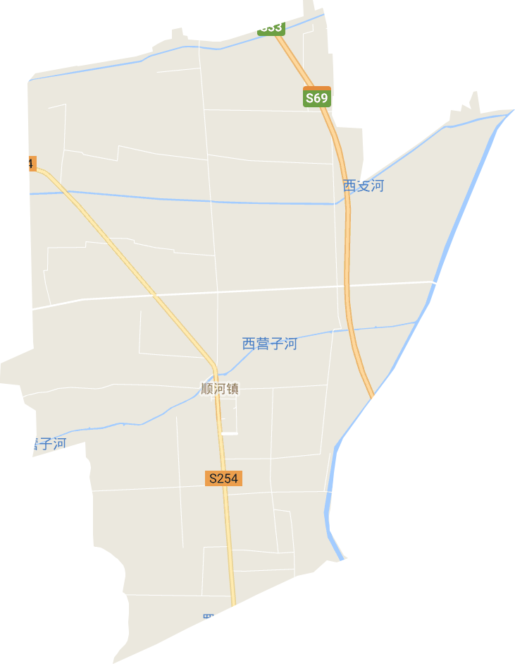 顺河镇电子地图
