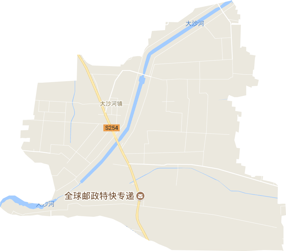 大沙河镇电子地图