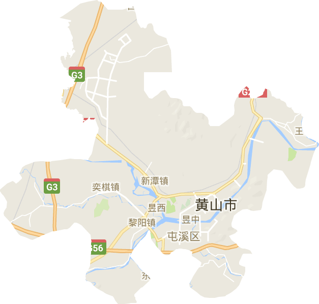 屯溪区电子地图