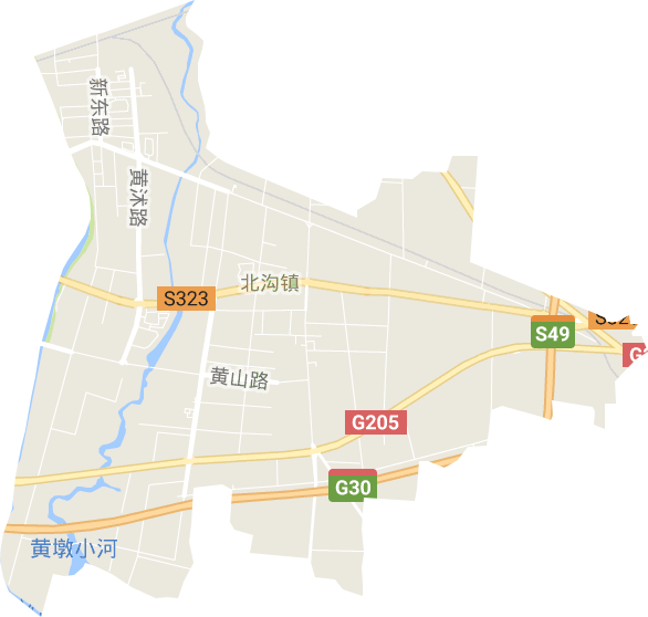 北沟街道电子地图