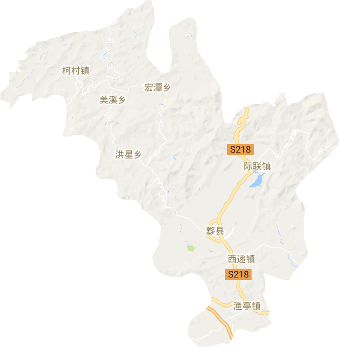 黟县电子地图