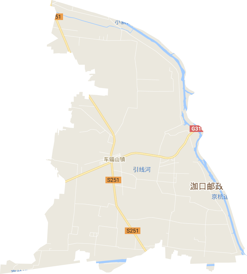 车辐山镇电子地图