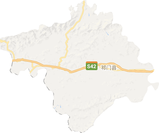 祁门县电子地图