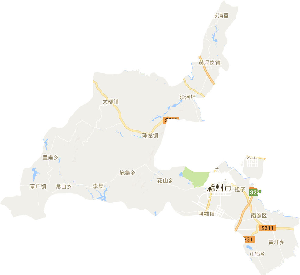 南谯区电子地图