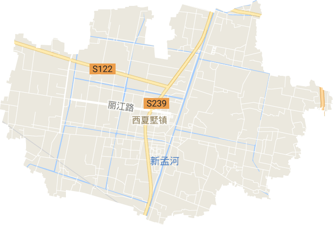 西夏墅镇电子地图
