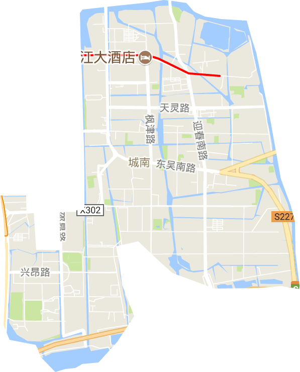 城南街道电子地图