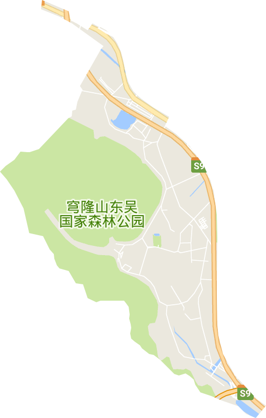 穹窿山风景区电子地图