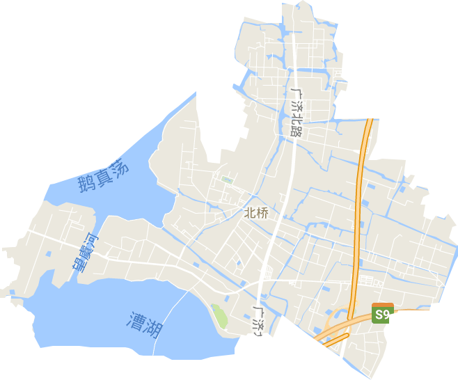 北桥街道电子地图