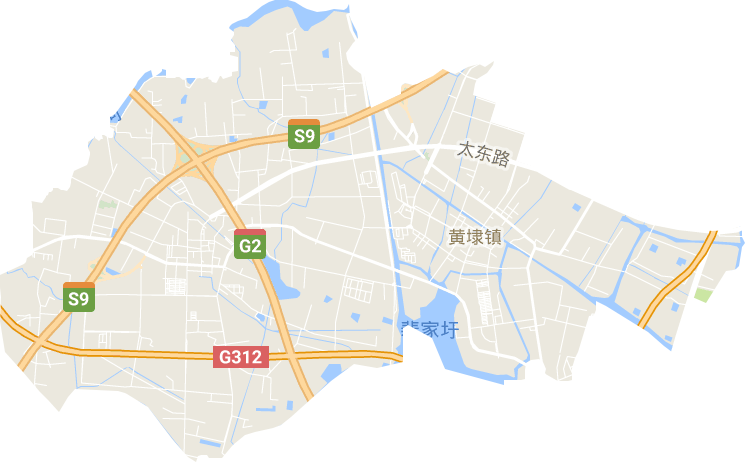 黄埭镇电子地图