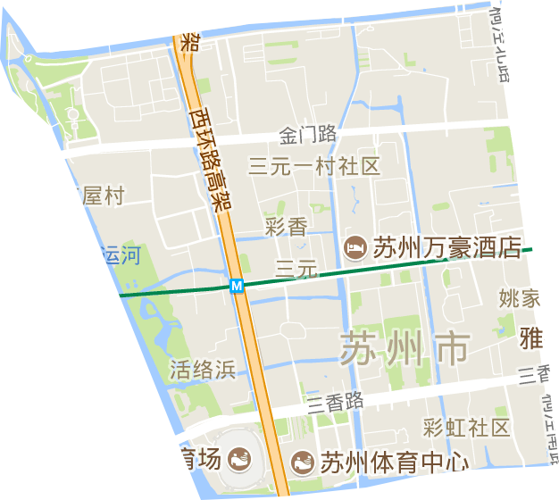 金阊街道电子地图