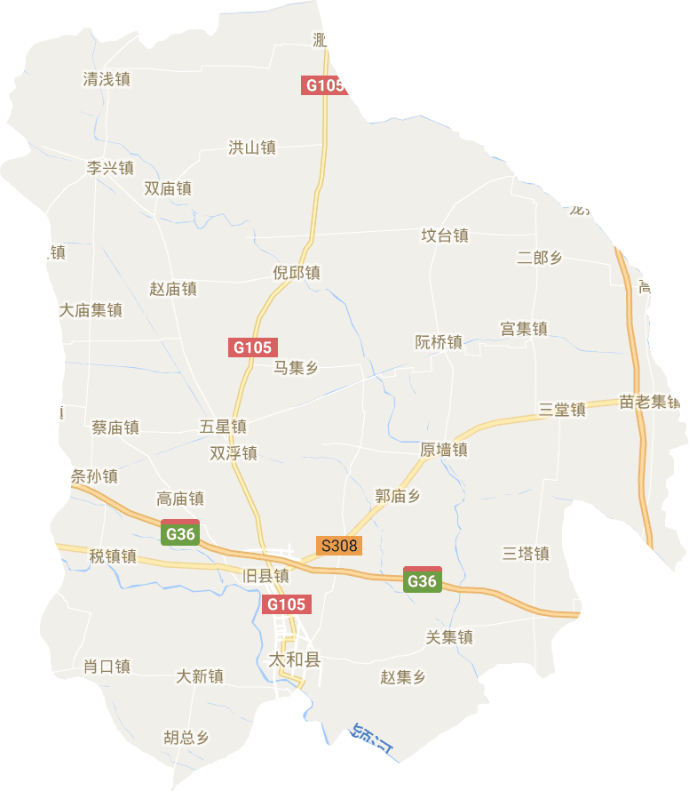 太和县电子地图
