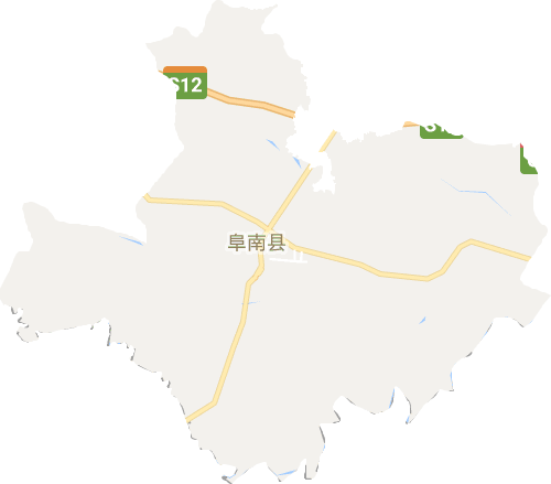 阜南县电子地图