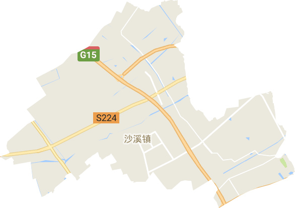 沙溪镇电子地图