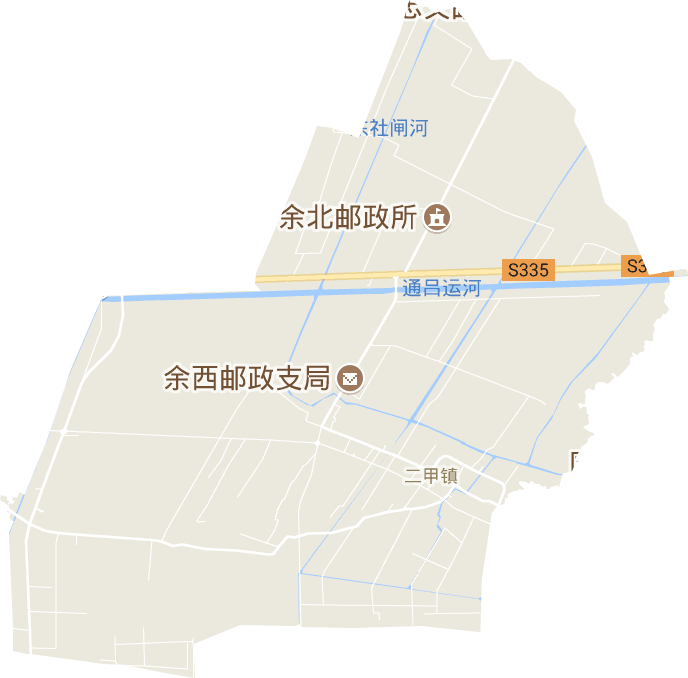 二甲镇电子地图