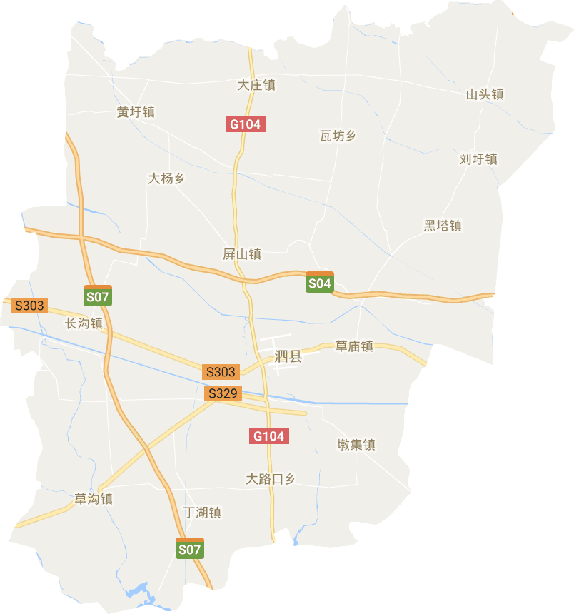 泗县电子地图