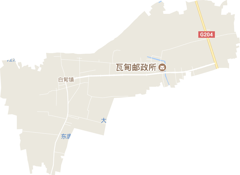 白甸镇电子地图