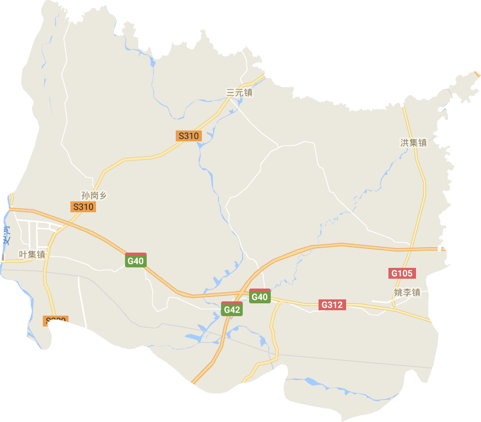 叶集区电子地图