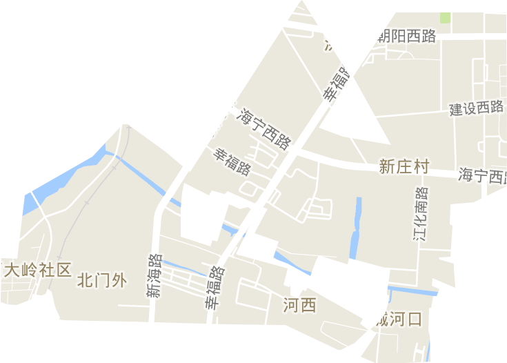 幸福路街道电子地图