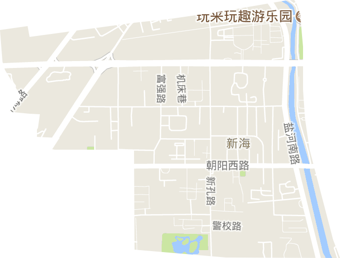新海街道电子地图