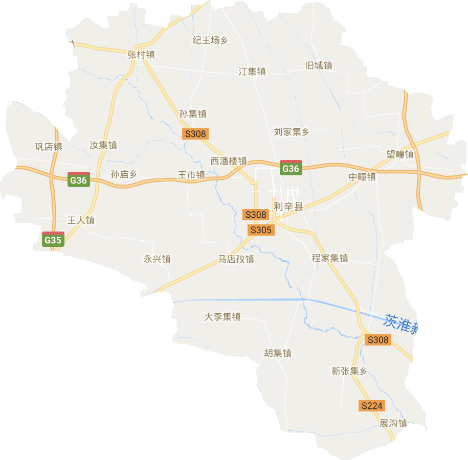 利辛县电子地图