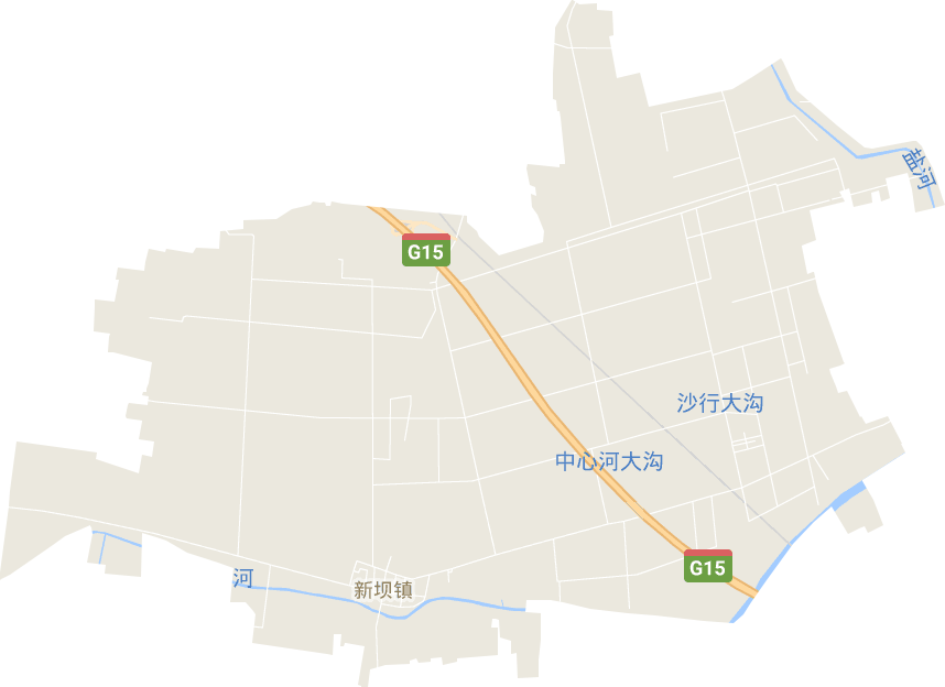 新坝镇电子地图