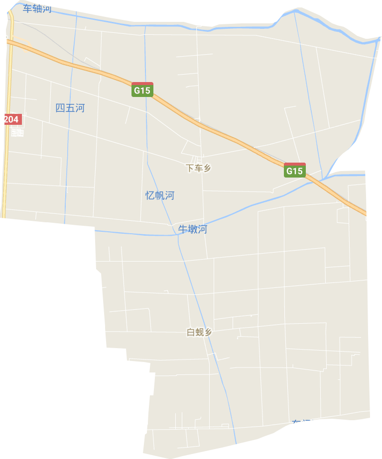 下车镇电子地图
