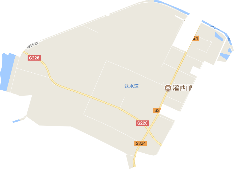 灌西盐场电子地图