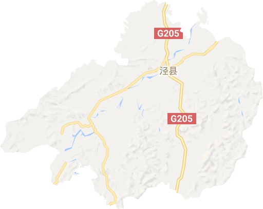 泾县电子地图