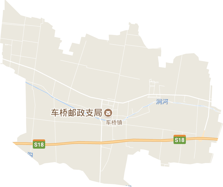 车桥镇电子地图