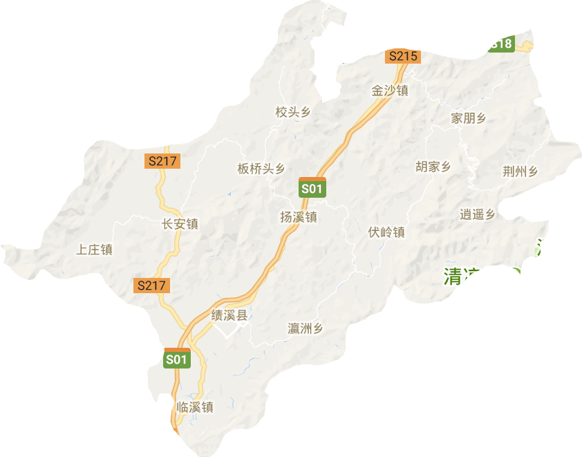 绩溪县电子地图