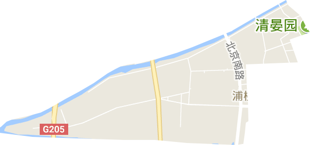 浦楼街道电子地图