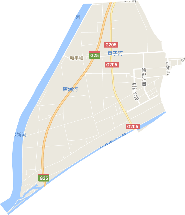 和平镇电子地图
