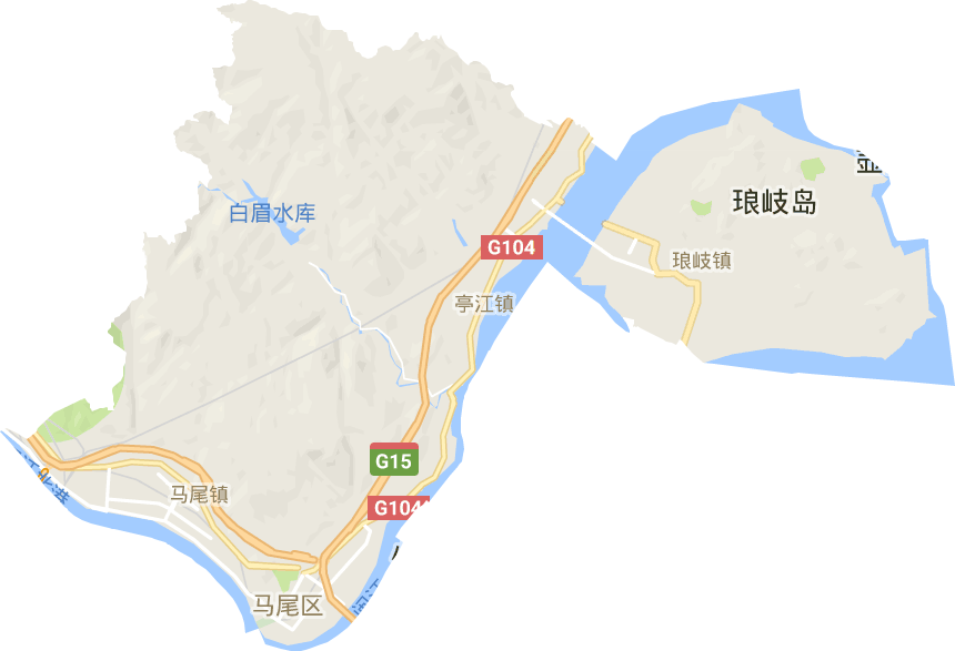 马尾区电子地图