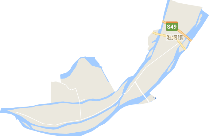 淮河镇电子地图
