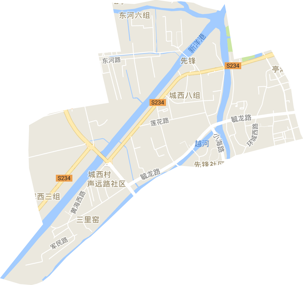 先锋街道电子地图